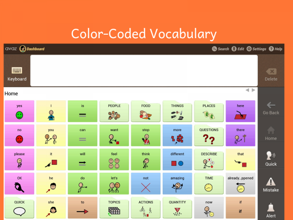 Color-Coded Vocabulary